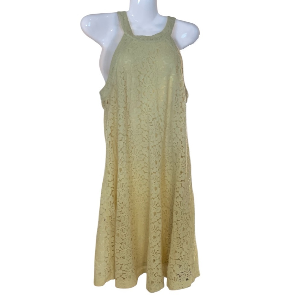 BETSEY JOHNSON Yellow Lace Sundress - Size‎ 6
